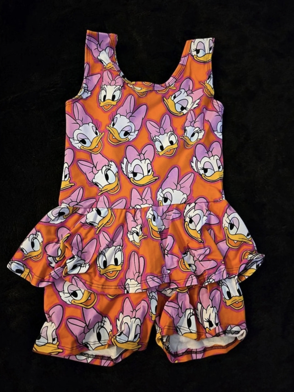 Wild Rich Kids Daisy Faces Romper Size 9/10 NWOT